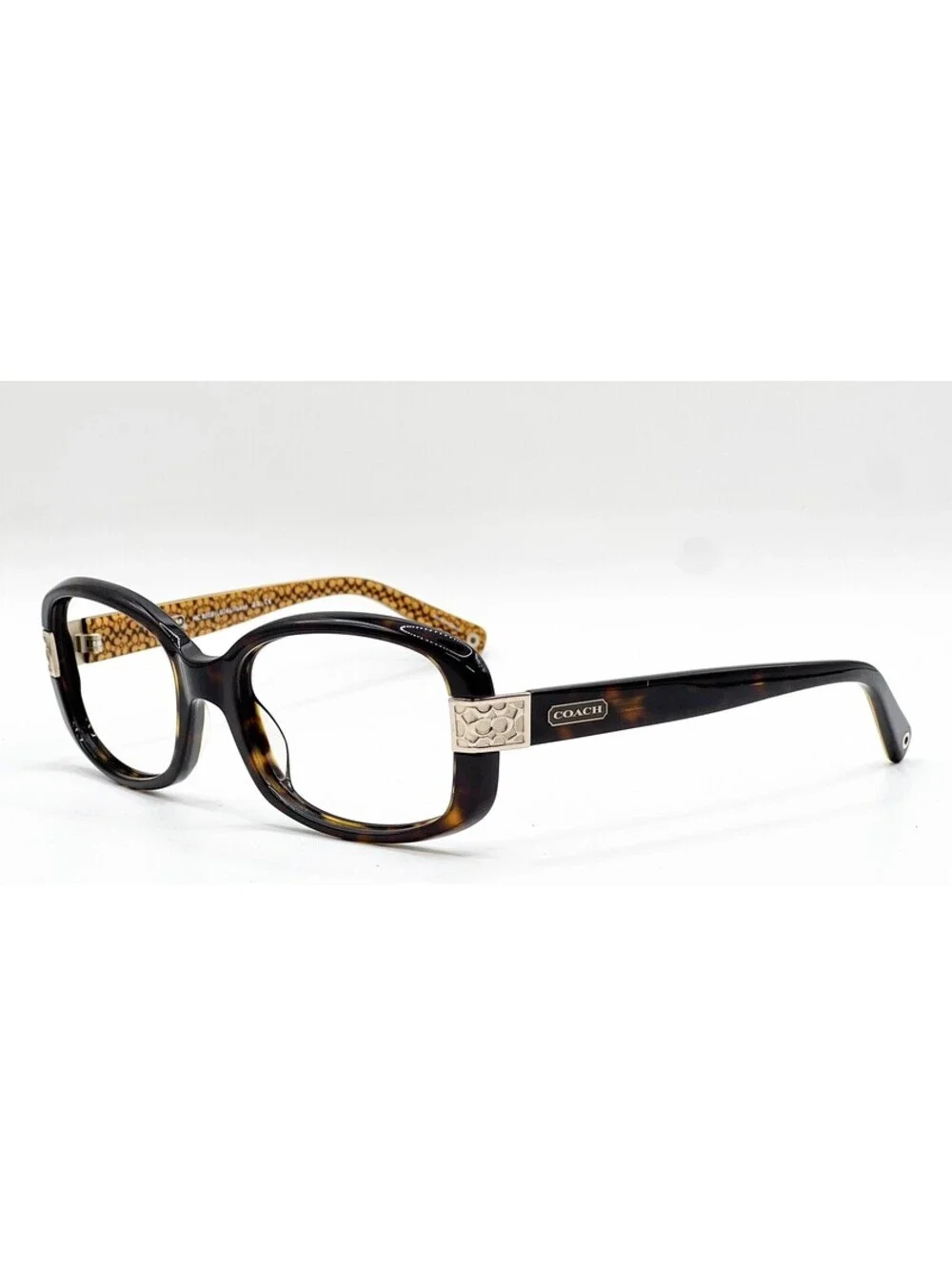 Coach Hc 8003 5033/13 Dark Tortoise Authentic Eyeglasses 55-18-135